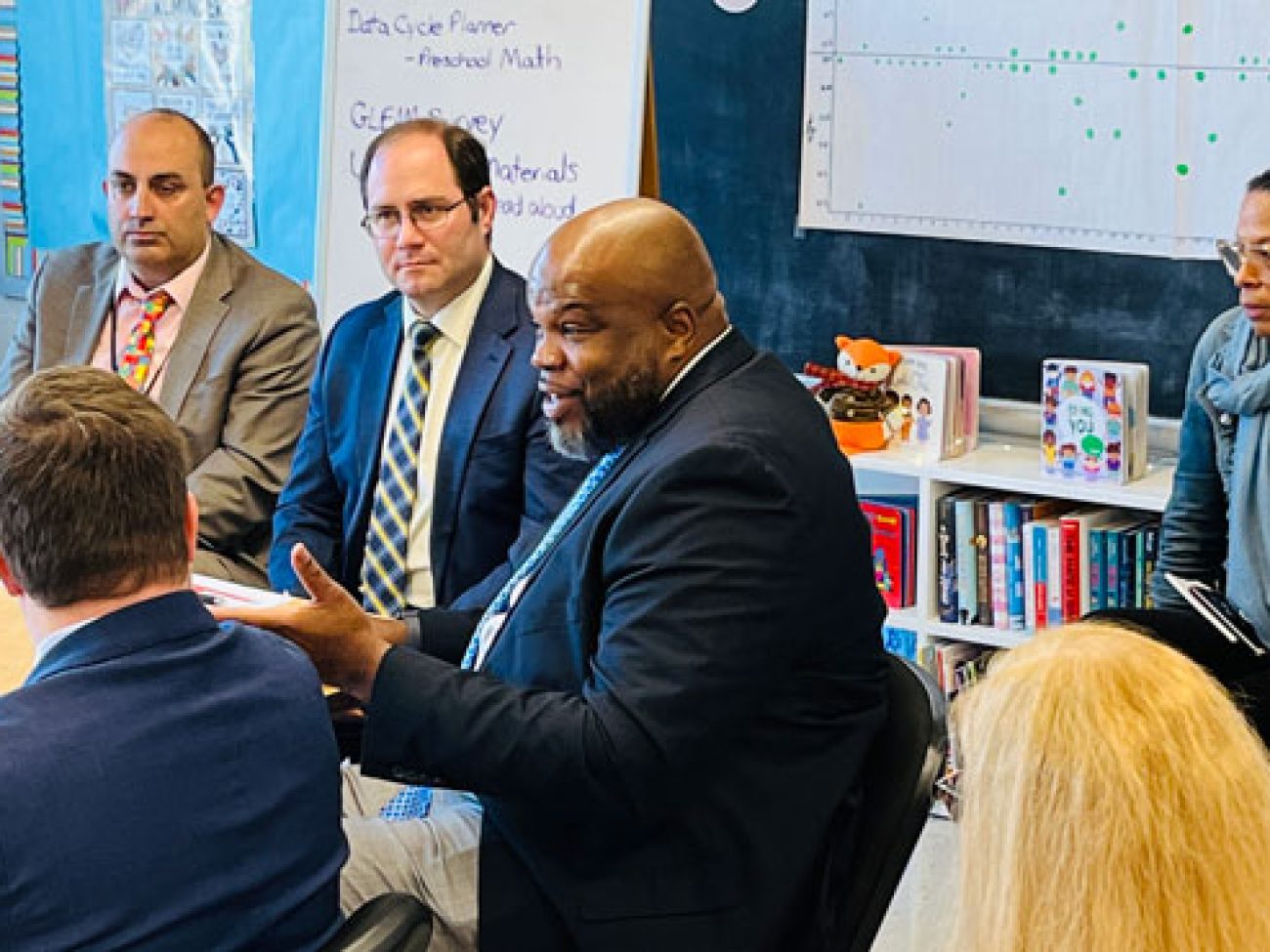 Secretary Patrick Tutwiler visits Salem Early Childhood Center