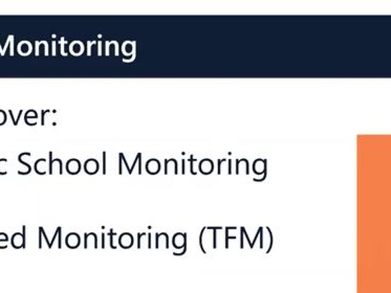 DESE Tiered Focused Monitoring Parent Orientation