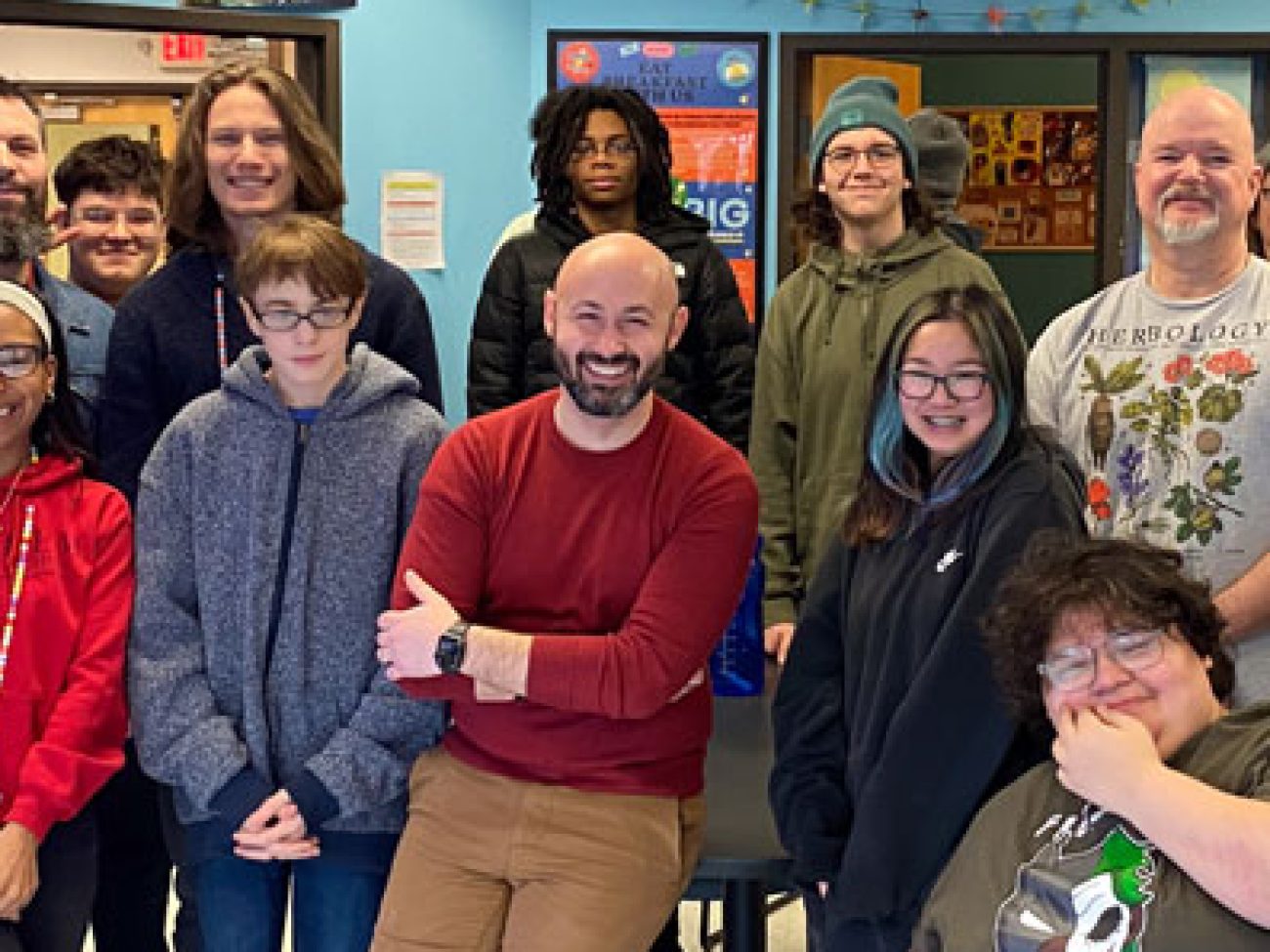 CBS Boston Meteorologist Jacob Wycoff visits Salem Prep