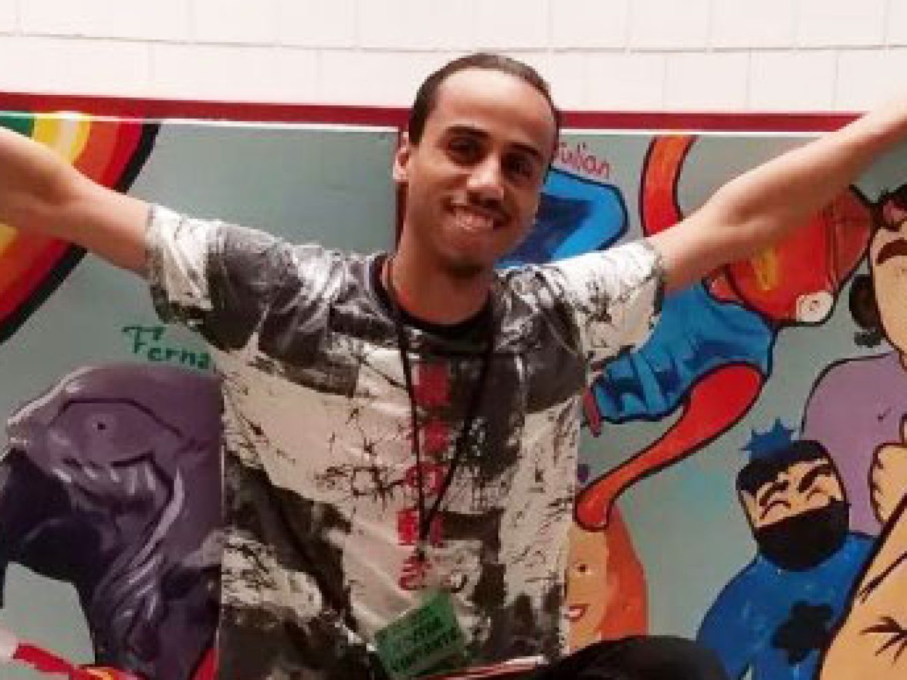 WBZ News Radio Bentley Academy Mural