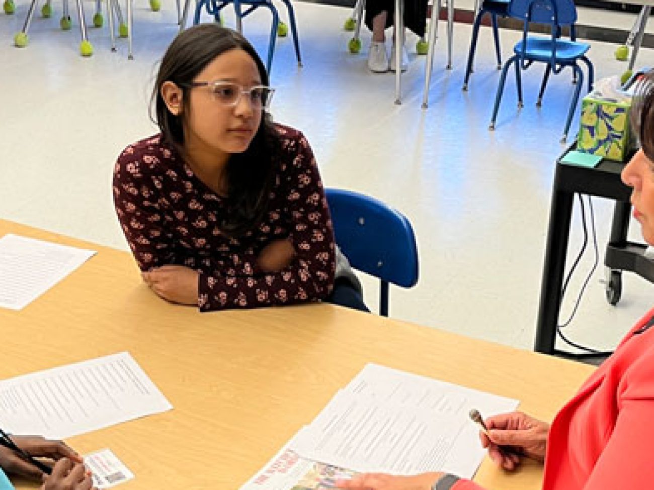 Lt. Governor Kim Driscoll visits Witchcraft Heights Elementary School