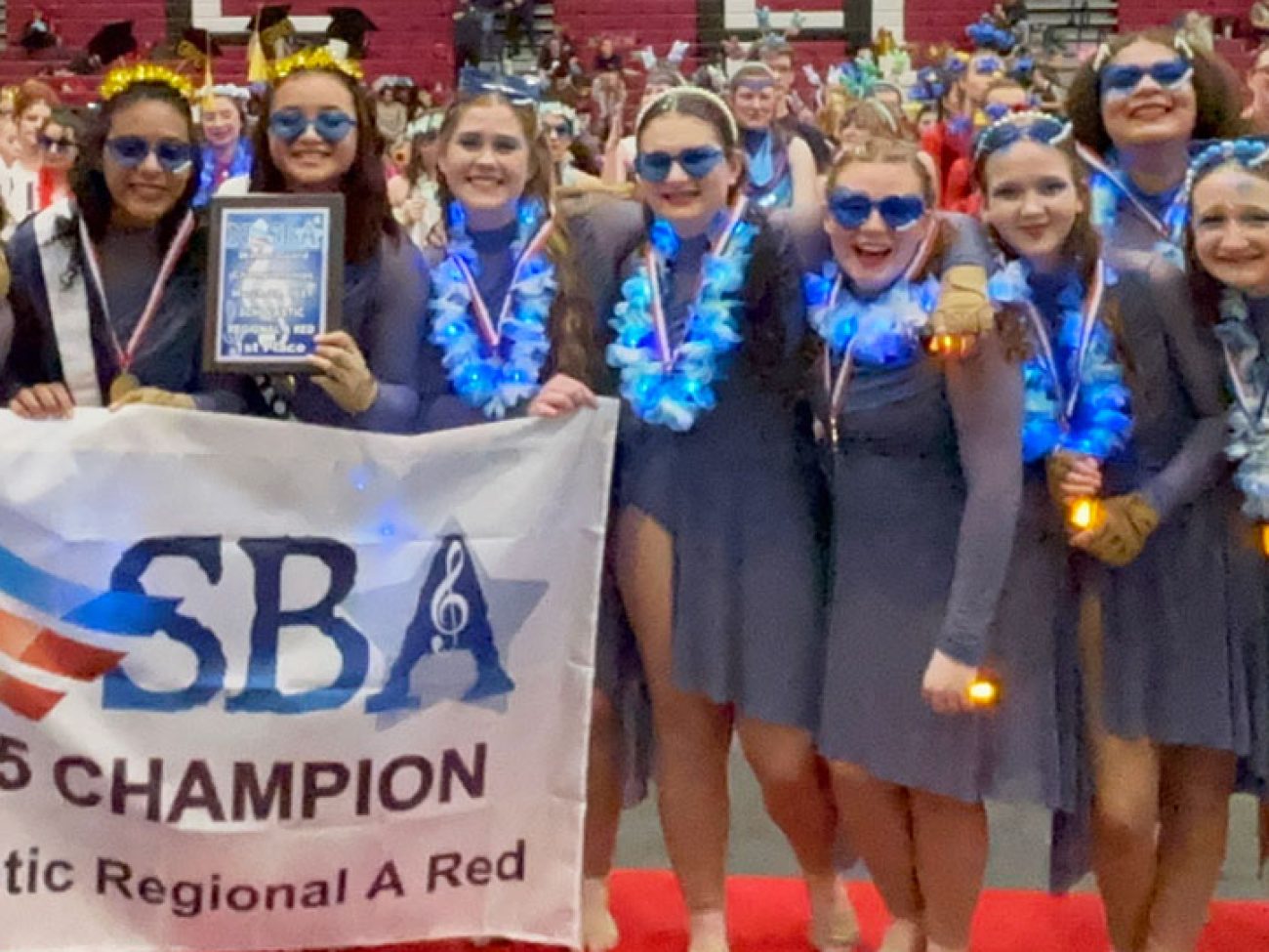 The Salem High School Color Guard NESBA Championship