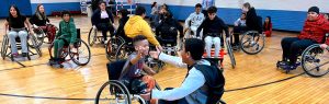 Adaptive sports at Saltonstall School