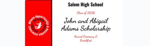 2026 John and Abigail Adams Scholarship