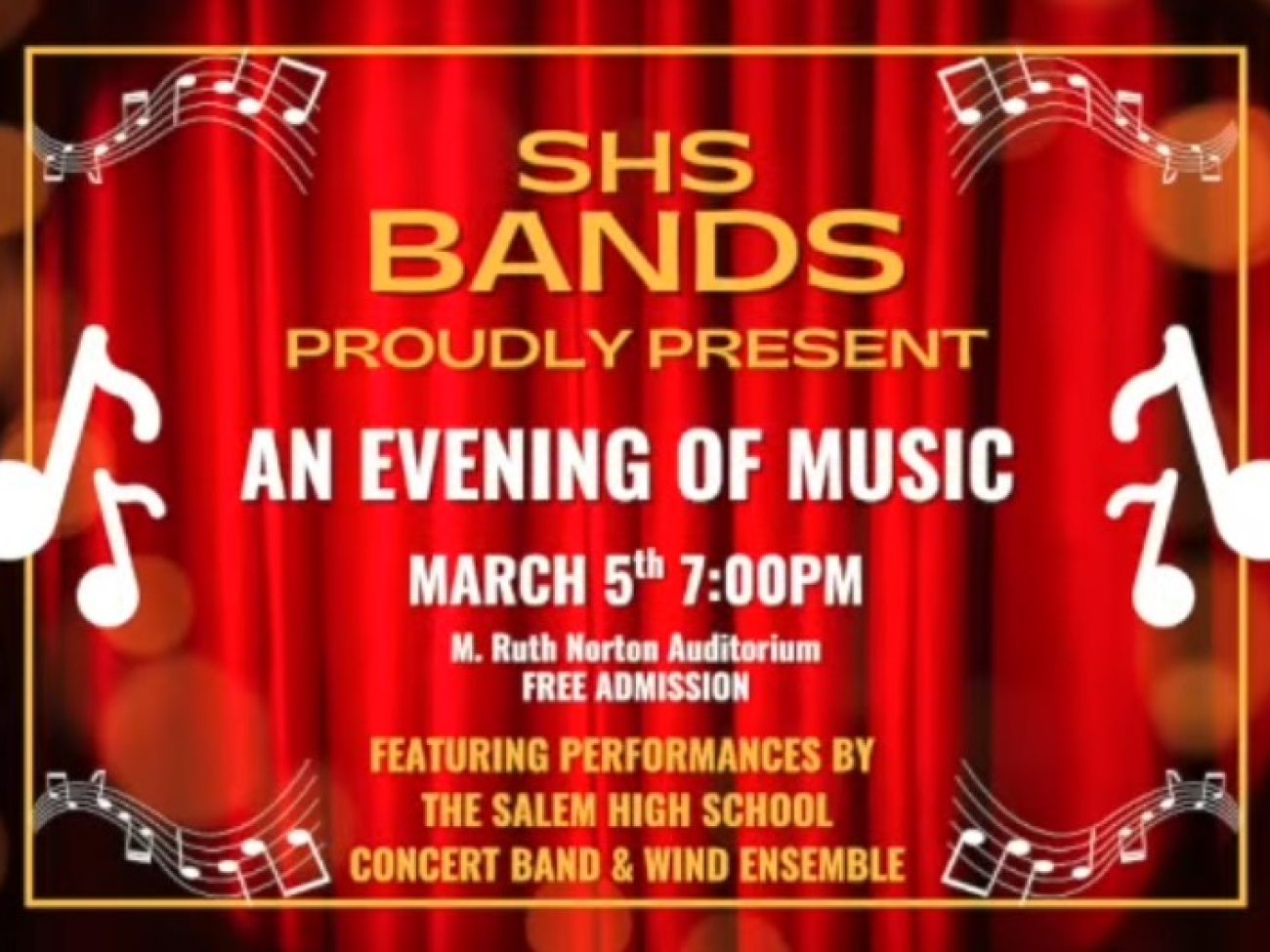 SHS Concert Band & Wind Ensemble 2026 Spring Concert