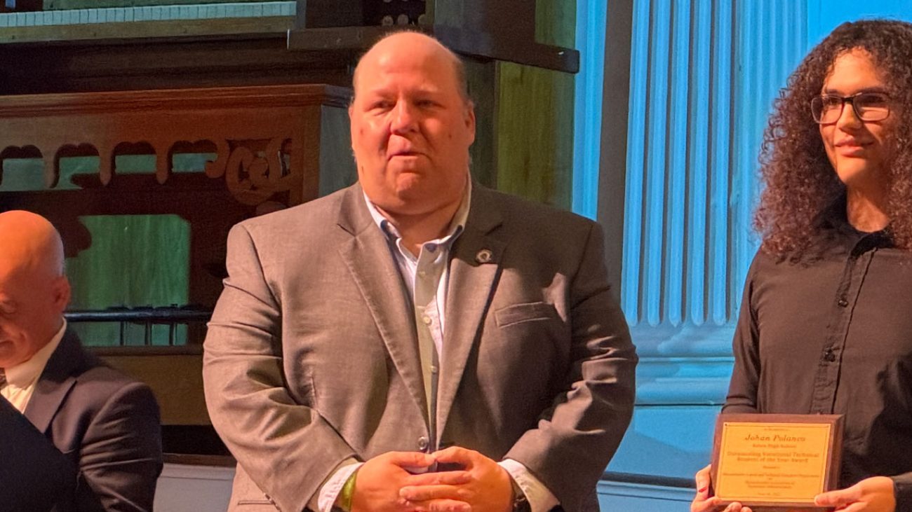 Johan Polanco MAVA Outstanding Vocational Technical Student Award