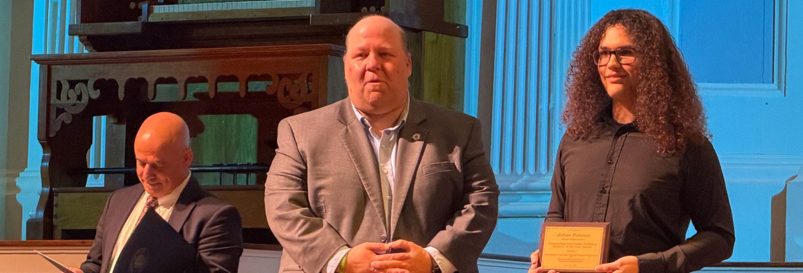 Johan Polanco MAVA Outstanding Vocational Technical Student Award