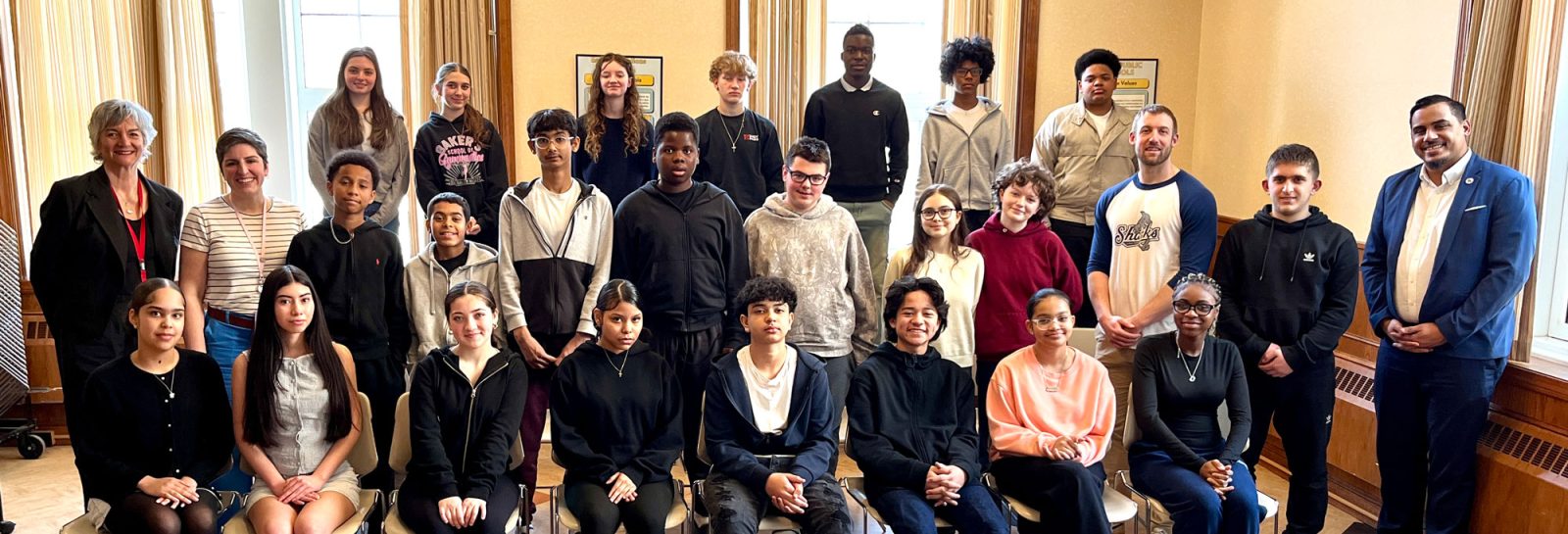 Collins Middle Schools Eighth Graders Lobby