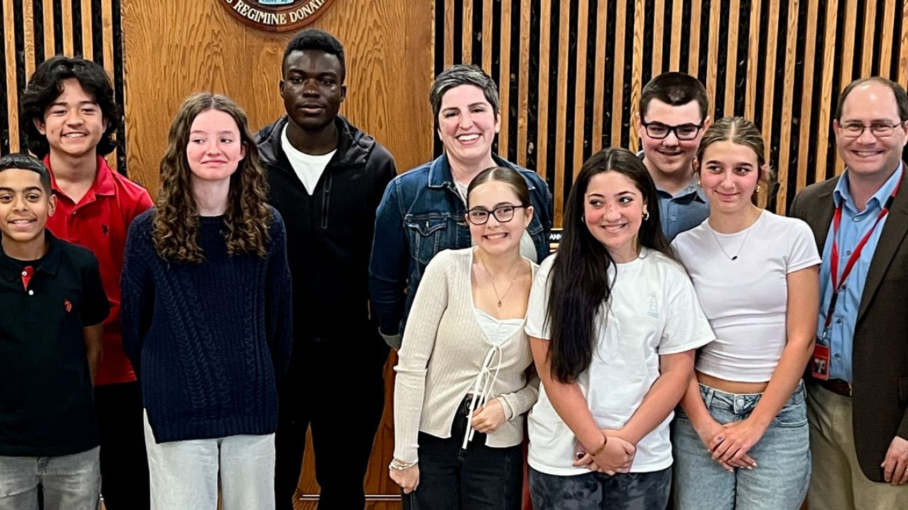 Collins Middle School students advocate for food assistance funding