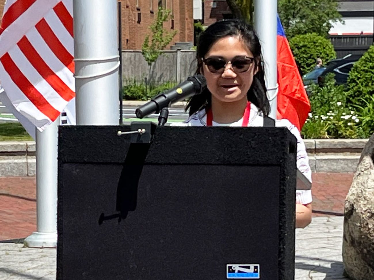 Liana Galvan AAPI Heritage Month Flag Raising