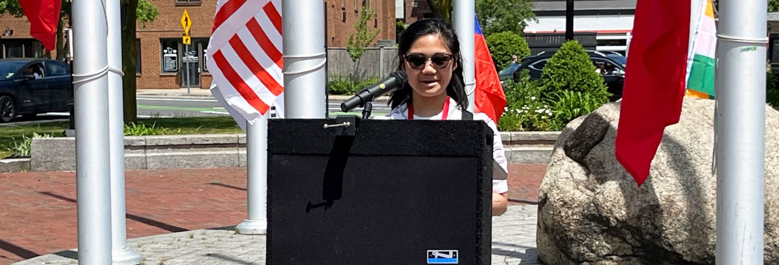 Liana Galvan AAPI Heritage Month Flag Raising