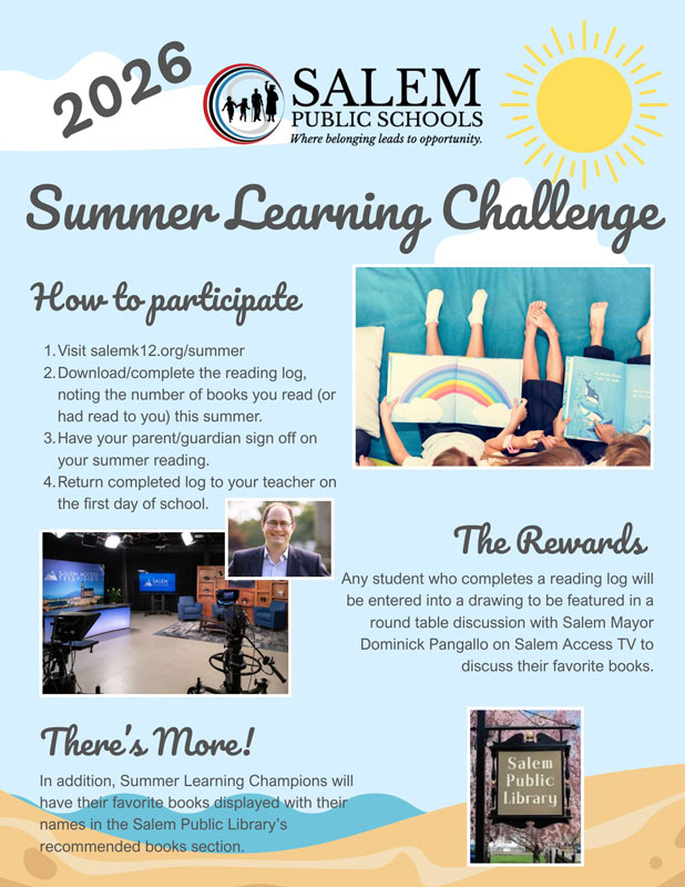 Salem Public Schools 2026 Summer Learning