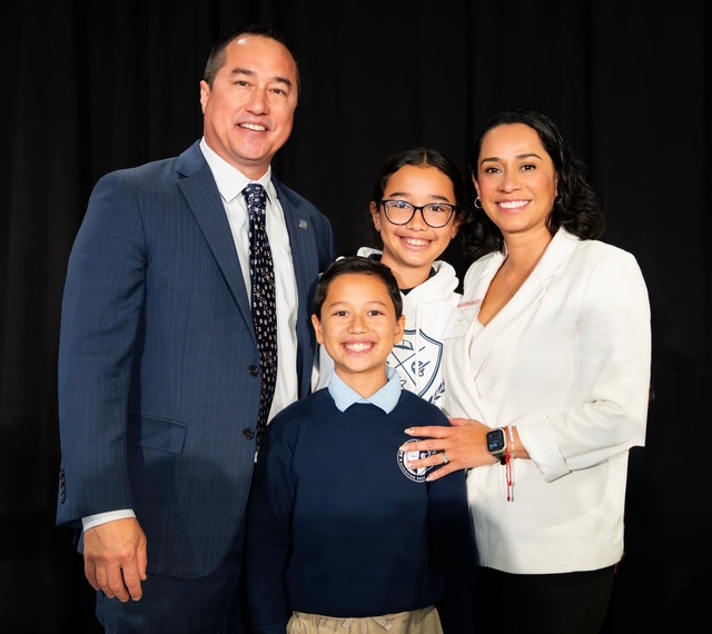 Salem Public Schools Superintendent Dr. Thomas Welch and family