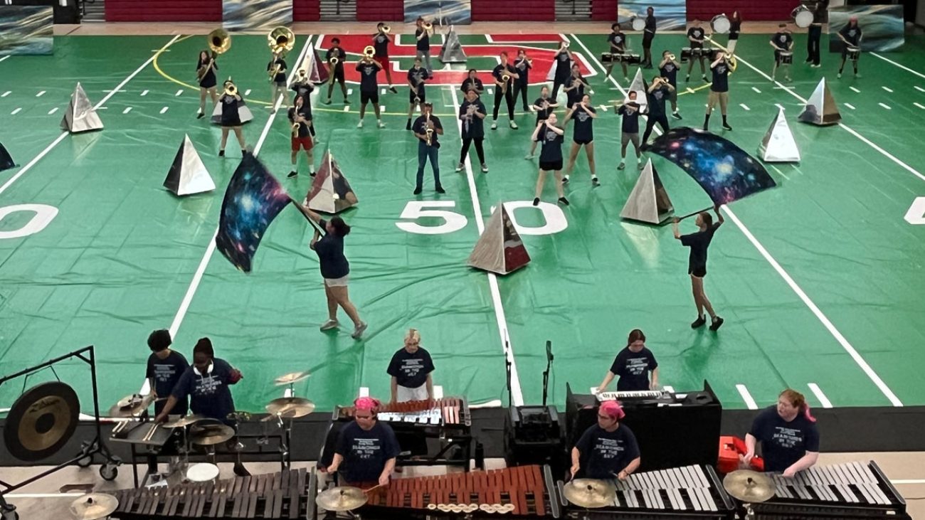 Salem High School Marching Band Demonstration