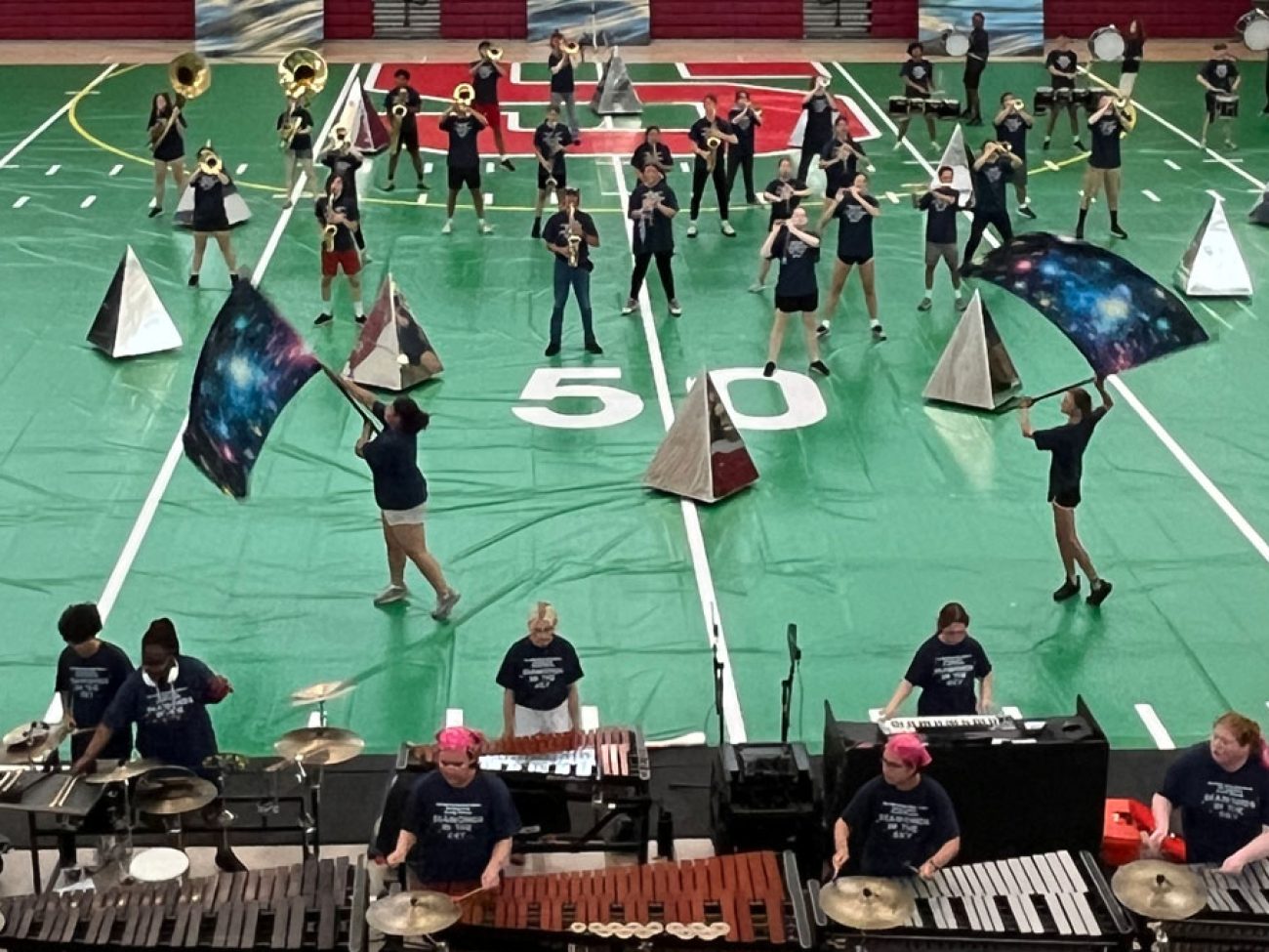 Salem High School Marching Band Demonstration