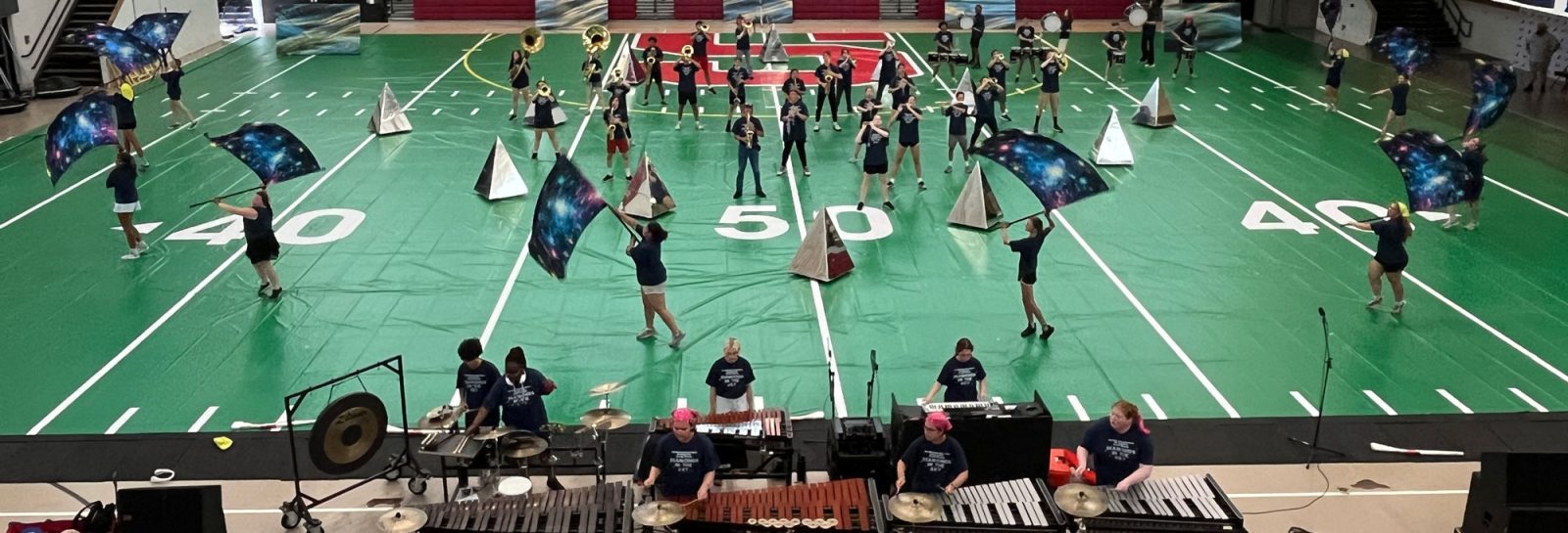 Salem High School Marching Band Demonstration