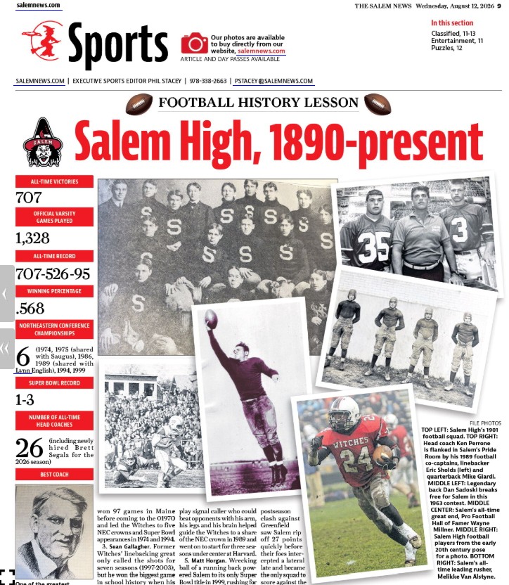 Salem High School football history