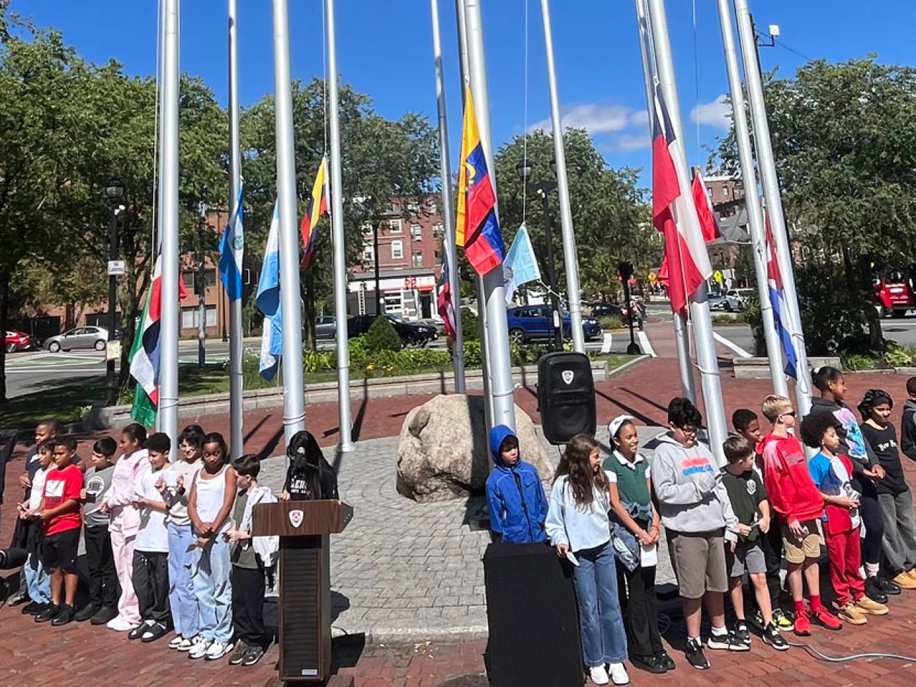 Bentley Fifth Graders Kickoff Hispanic Heritage Month