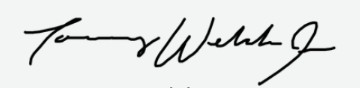 Salem Superintendent Dr. Tommy Welch signature