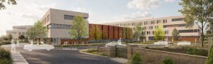 Highland Avenue view of the future Salem High School