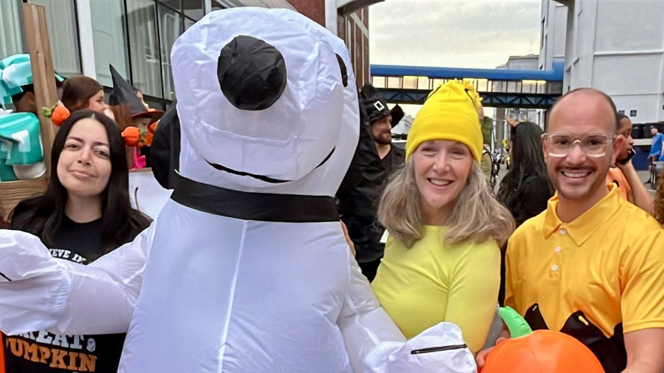 Bentley Academy Innovation School leadership at the 2026 Haunted Happenings Grand Parade