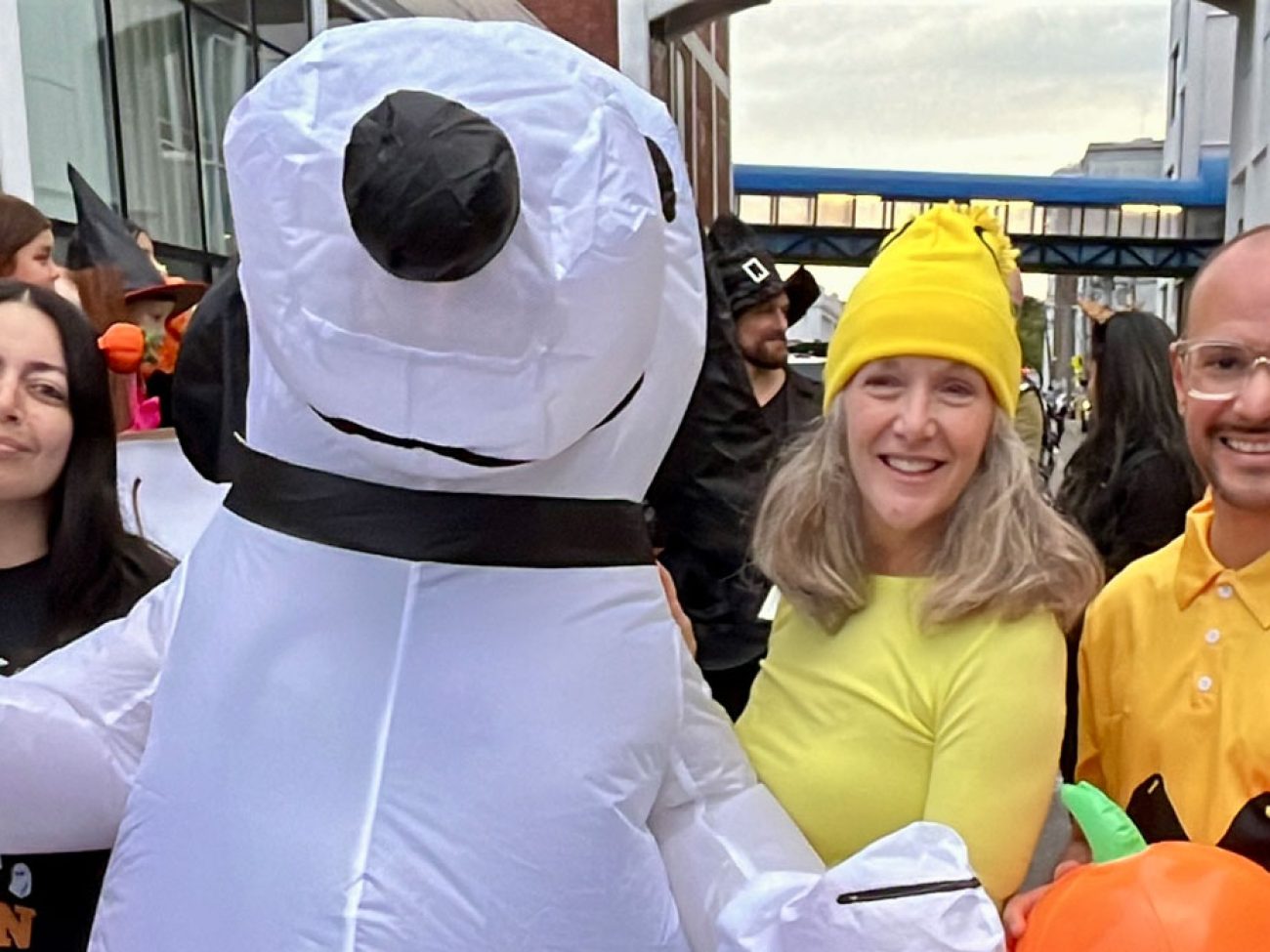 Bentley Academy Innovation School leadership at the 2026 Haunted Happenings Grand Parade