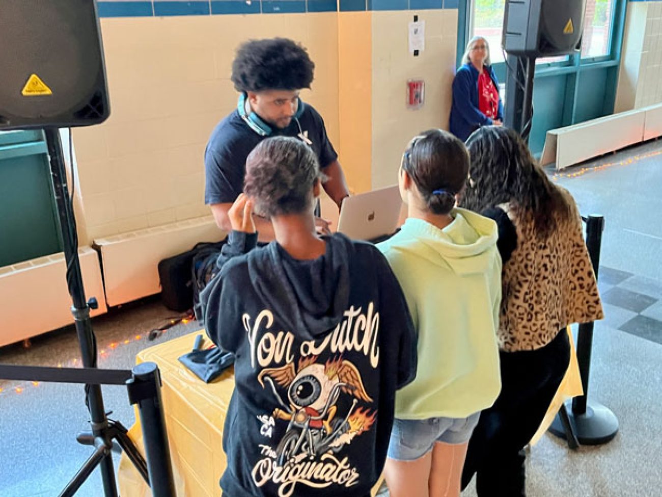 Collins Middle School students enjoying the 2026 Unity Dance